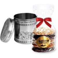 Vorschau: Elisen Dose - Stadt Nürnberg - Silber mit 5 Elisen Lebkuchen 400g