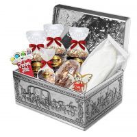 Vorschau: Lebkuchen Truhe - Weihnachtsträume - gefüllt - ca. 2,8 kg