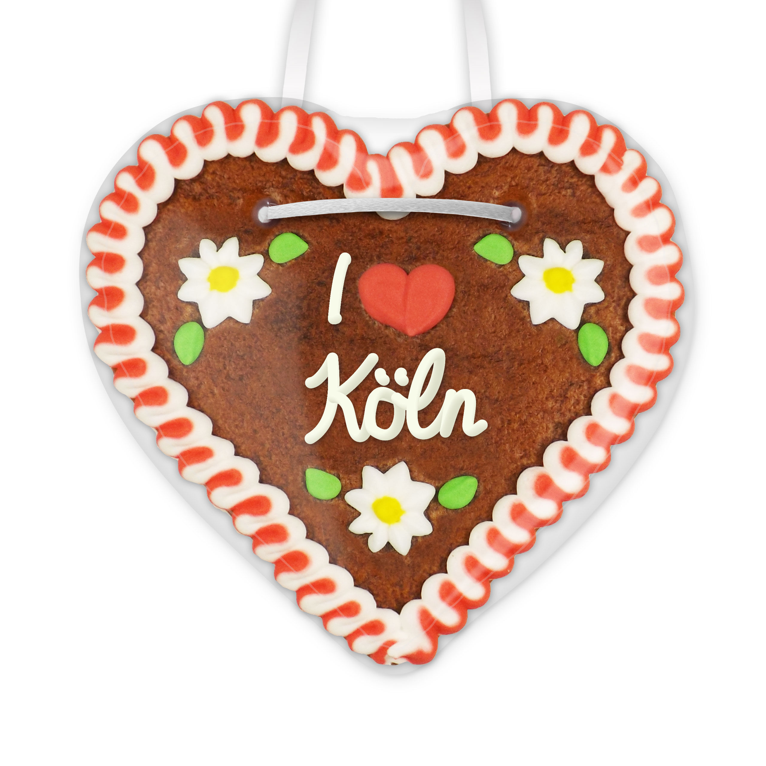 Lebkuchenherz, 12cm - I love Köln