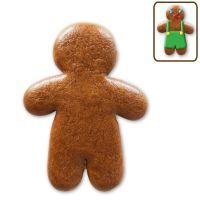 Vorschau: Lebkuchenmann Rohling ohne Alles - 12cm