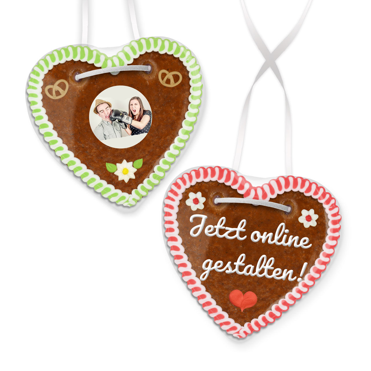 Lebkuchenherz 14cm - individuell gestalten