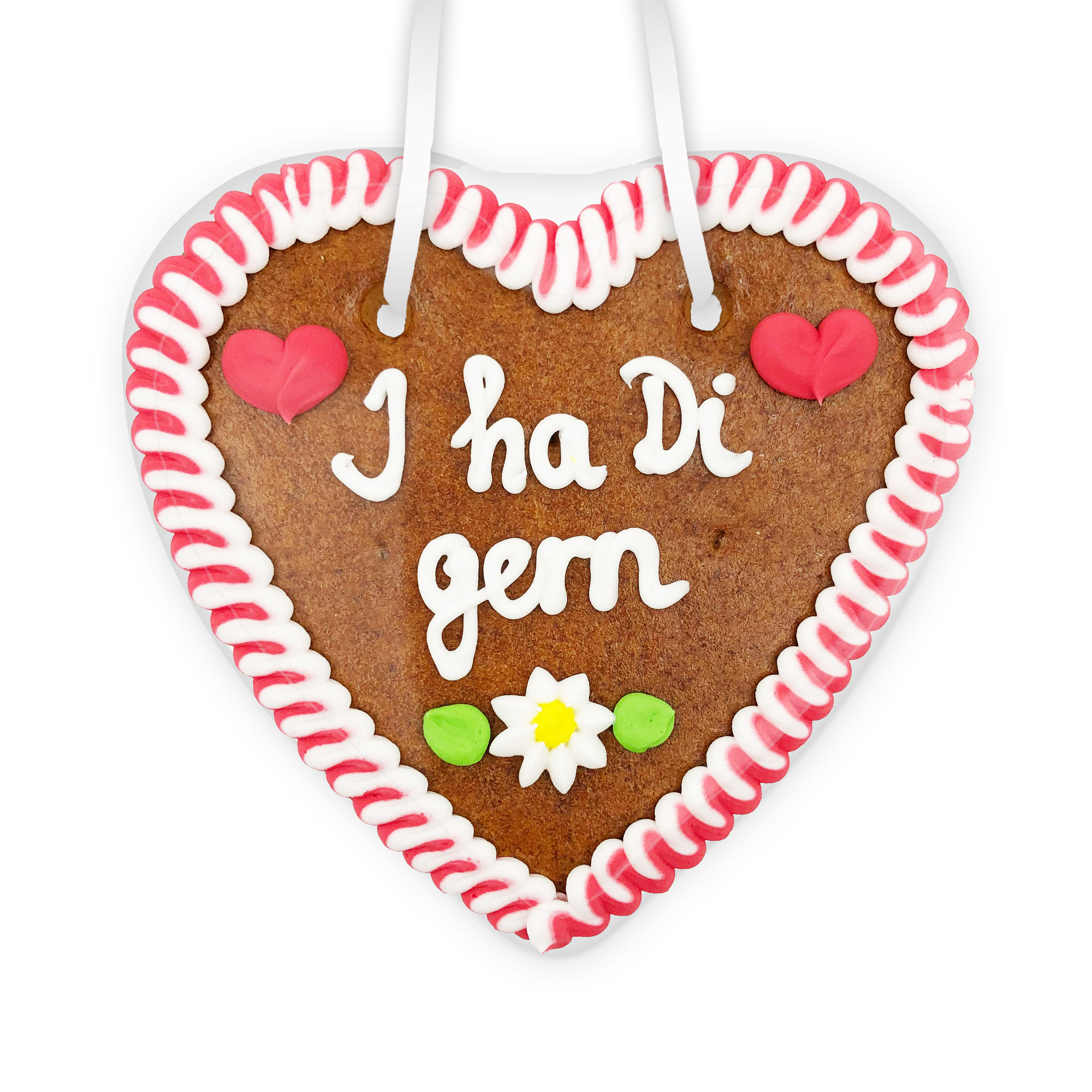 Lebkuchenherz 14cm - I ha Di gern
