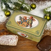 Vorschau: Elisenlebkuchen Geschenktruhe - VPE mit 6 Dosen