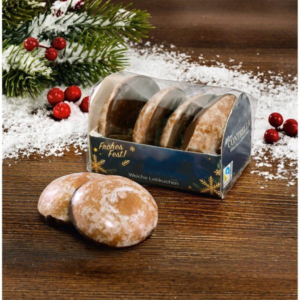 Mini Lebkuchen mit Schokoladenboden - VPE mit 60 Packungen