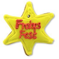Vorschau: Mini Lebkuchen - Stern - Frohes Fest - ca. 8cm