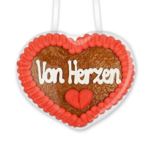 Lebkuchenherz 8cm - Von Herzen