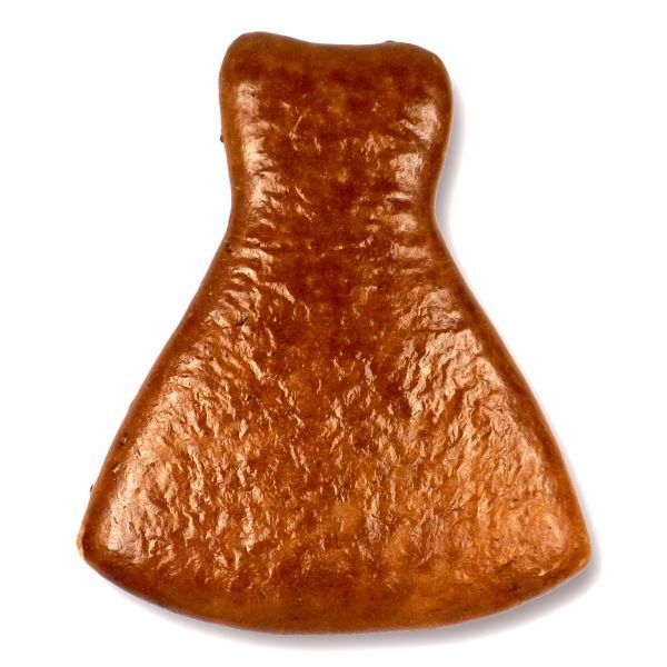 Lebkuchen Rohling Hochzeitskleid - ohne Alles - 12cm