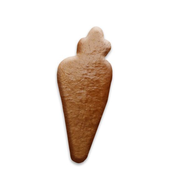 Lebkuchen Karotte Rohling ohne Alles - 12cm