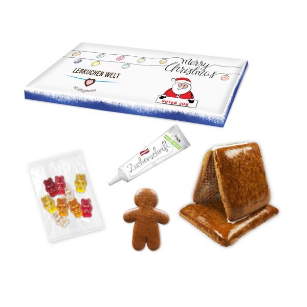 Super Mini Bastelset Hexenhaus XXS in bedruckter Geschenkbox